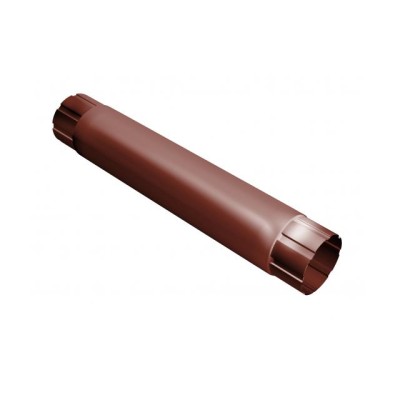 Водосток Grand Line 125x90 – Труба водосточная 1м RAL 8004