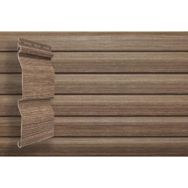 Виниловый сайдинг Grand Line Tundra Корабельная доска 3.00м - Кедр купить в Одинцово