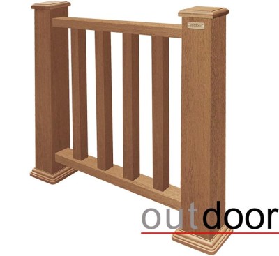 Ограждение из ДПК Outdoor Классик 3D STORM дуб