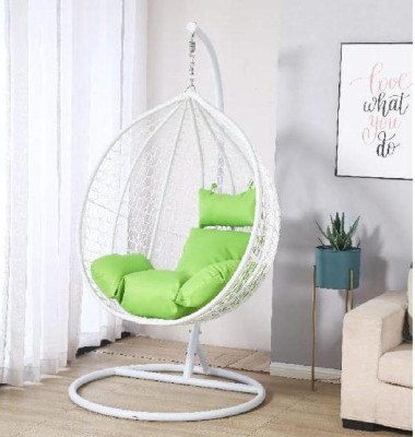 Кресло Подвесное из искусственного ротанга AFM-218B White