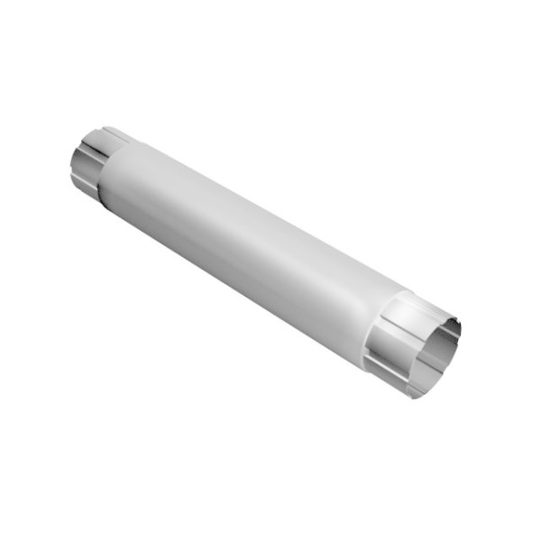 Водосток Grand Line 125x90 – Труба водосточная 1м RAL 9003 купить в Одинцово