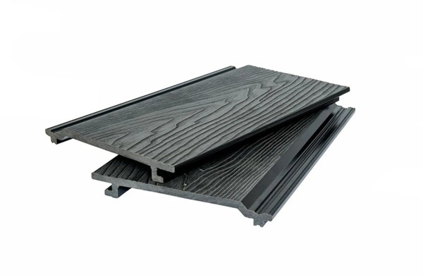 Фасадная доска 3D WOOD BRUSHING, чёрный купить в Одинцово