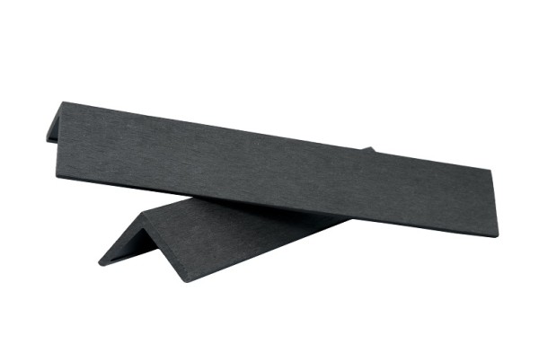 Уголок ДПК завершающий шлифованный SINGARAJA чёрный купить в Одинцово