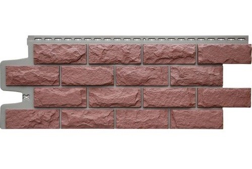 Фасадные панели Grand Line Колотый Камень Корица, Шов тёмно-бежевый купить в Одинцово