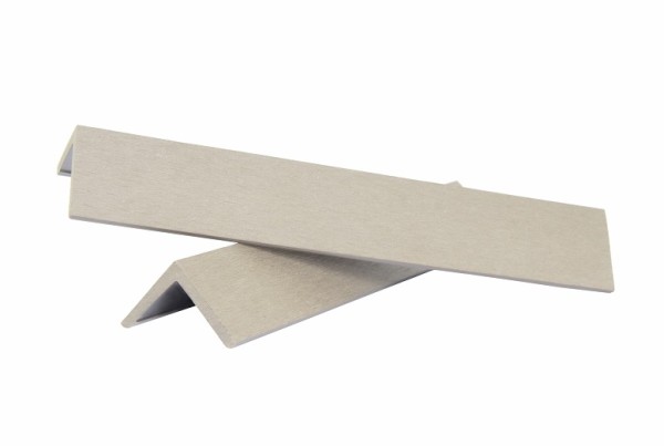 Уголок ДПК завершающий шлифованный SINGARAJA белый купить в Одинцово