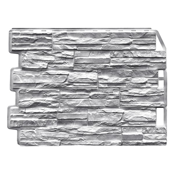 Фасадная панель FineBer, Скол - Светло-серый купить в Одинцово