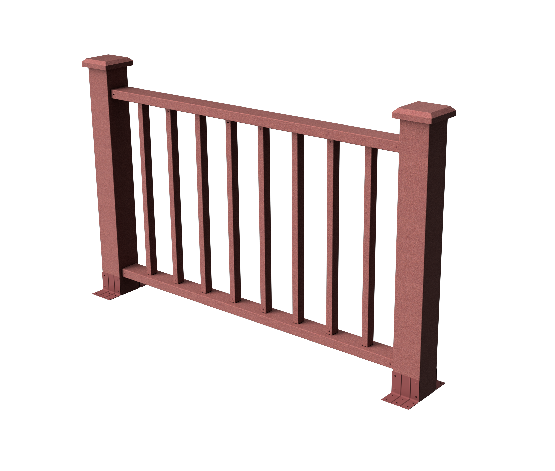 Ограждения декоративное ДПК GRINDERDECO Альма 1500 со скрытым крепежом мербау купить в Одинцово