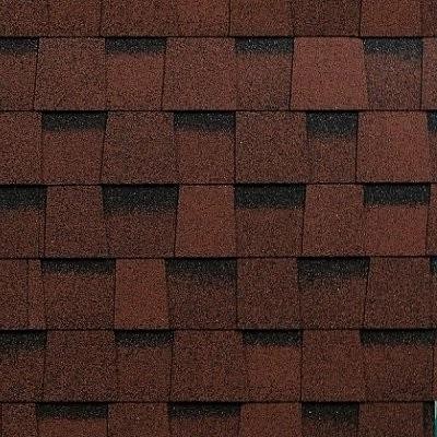 Двухслойная ламинированная черепица Shinglas, серия Фазенда – Красный купить в Одинцово