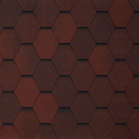 Гибкая черепица Tegola VENETO amarone 410 купить в Одинцово