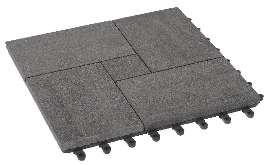 Модульный паркет ДПК GRINDERDECO Люкс 7 Серый базальт купить в Одинцово