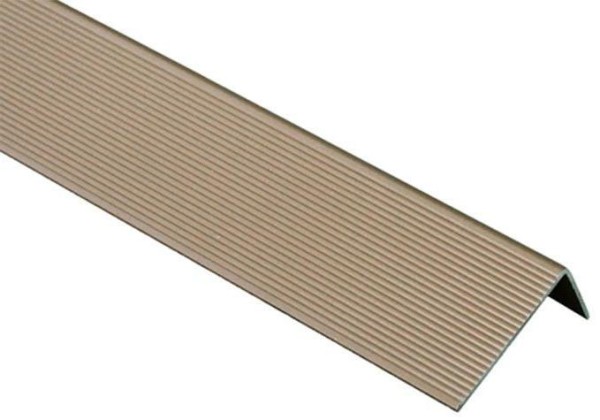 Угол завершающий алюминиевый KRONEX 51,5x30x3000 мм. дуб купить в Одинцово