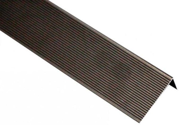 Угол завершающий алюминиевый KRONEX 51,5x30x3000 мм. коньяк купить в Одинцово