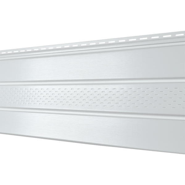 Софит Ю-Пласт PRO Классический перфорация по центру, белый купить в Одинцово