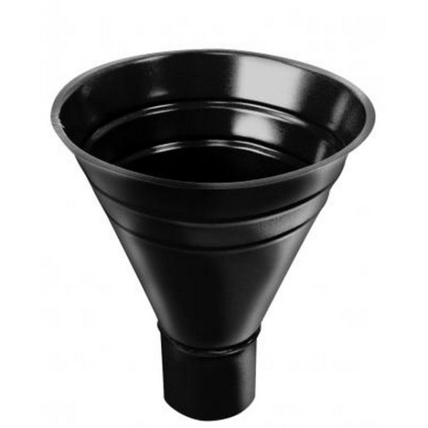 Водосток Grand Line 125x90 –  Воронка водосборная RAL 9005 купить в Одинцово