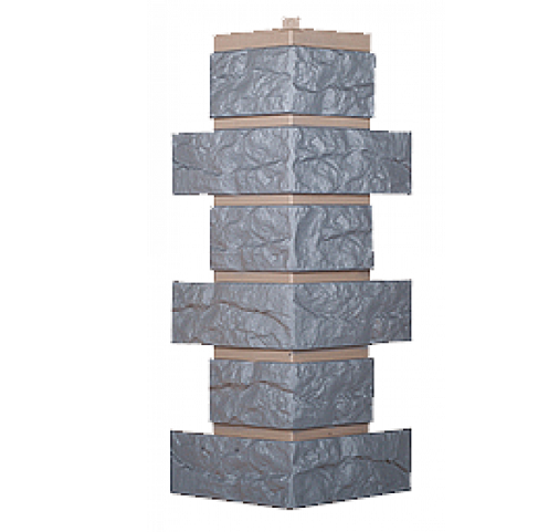 Угол T-Сайдинг-Кирпич Лондон Брик Серый купить в Одинцово