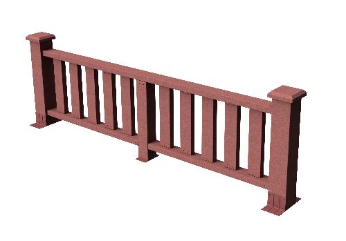 Ограждения декоративное ДПК GRINDERDECO  Эрес мербау купить в Одинцово