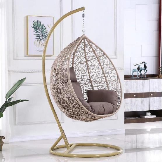 Кресло Подвесное из искусственного ротанга AFM-169A-LB Beige купить в Одинцово