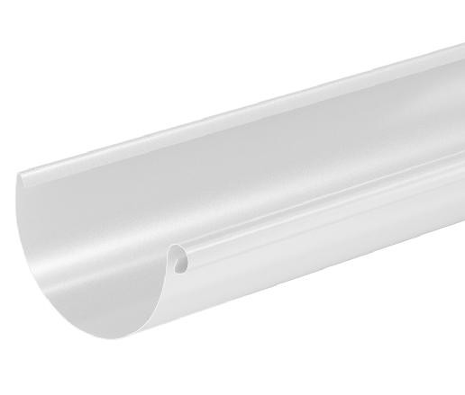Водосток Aquasistem, система 125x90 - Водосточный желоб 3.00м RR 20 Белый купить в Одинцово