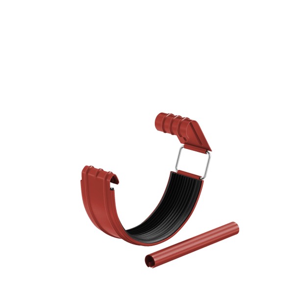 Водосток Aquasistem, система 150x100 - Соединитель желоба в комплекте RR 29 Бургундский купить в Одинцово