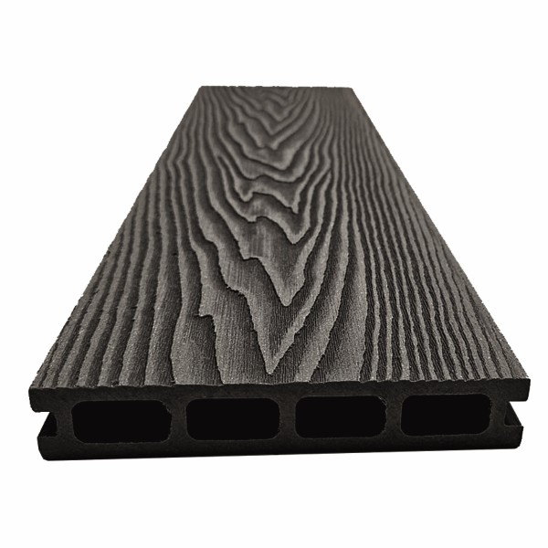 Террасная доская ДПК NanoWood Double 3D Антрацит купить в Одинцово