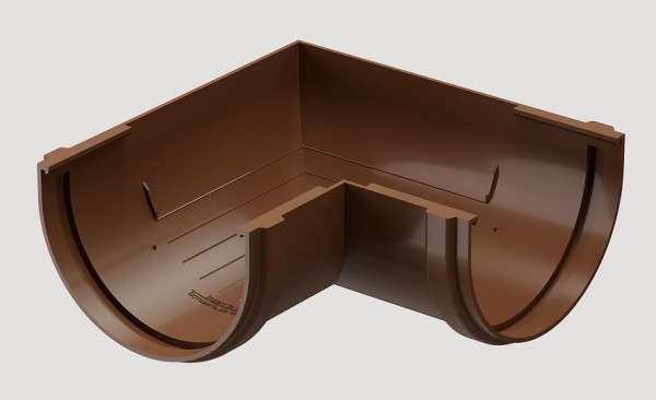 Угловой элемент 90˚ПВХ Docke STANDART Светло-коричневый купить в Одинцово