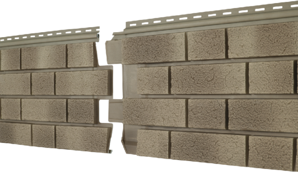 Фасадная панель Ю-пласт Стоун Хаус S-Lock Клинкер Балтик пустыня купить в Одинцово