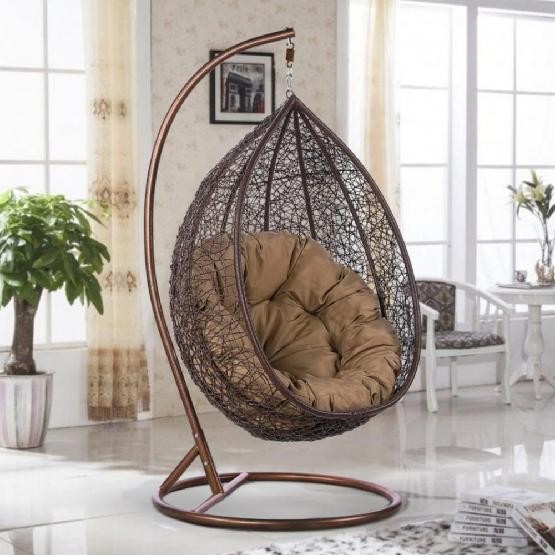 Кресло Подвесное из искусственного ротанга AFM-219A Brown купить в Одинцово