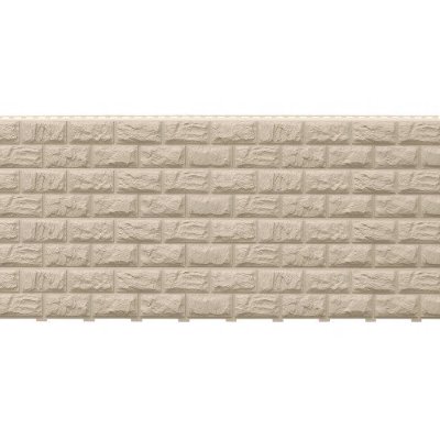 Фасадная панель Доломит Альпийский 2 м Слоновая кость