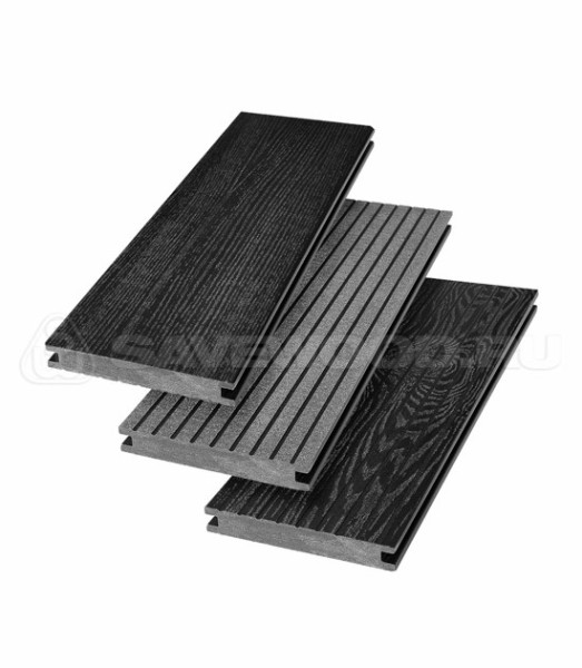 Террасная доска SW Fraxinus (R) полнотелая «SaveWood» Черный купить в Одинцово