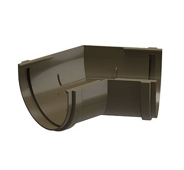 Угол желоба 135˚ Docke Premium ПВХ - Каштан купить в Одинцово