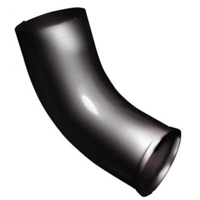 Водосток Grand Line 125x90 – Колено сливное RAL 9005