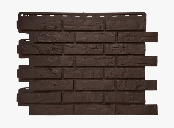 Фасадная панель Альта-Профиль Кирпич Рижский ЭКО Коричневый купить в Одинцово