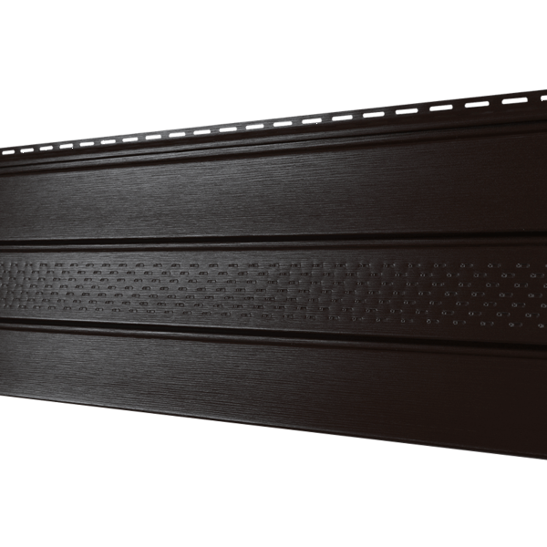 Софит Ю-Пласт PRO Классический перфорация по центру, коричневый купить в Одинцово