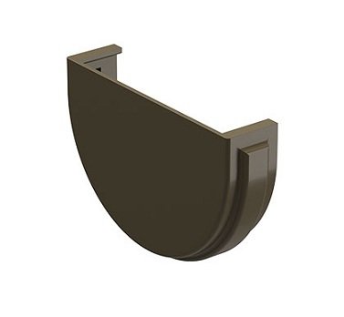 Заглушка желоба Docke Premium ПВХ - Каштан купить в Одинцово