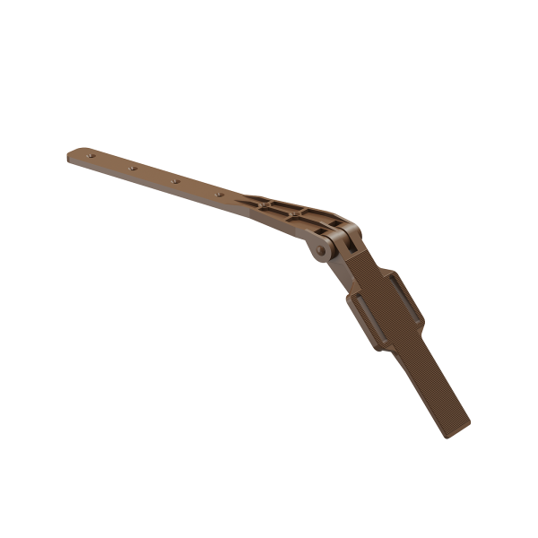 Крепление регулируемое для кронштейна желоба Docke Premium ПВХ - Каштан купить в Одинцово