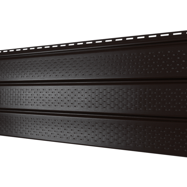 Софит Ю-Пласт PRO Классический с полной перфорацией, коричневый купить в Одинцово