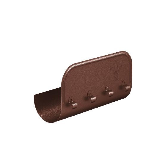 Водосток Aquasistem, Система 150/100 - Ограничитель перелива прямой RAL 8017 Коричневый matt купить в Одинцово