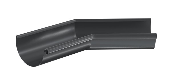 Водосток Aquasistem, система 150x100 - Угол желоба,внутренний 135° RR 23 Маренго купить в Одинцово