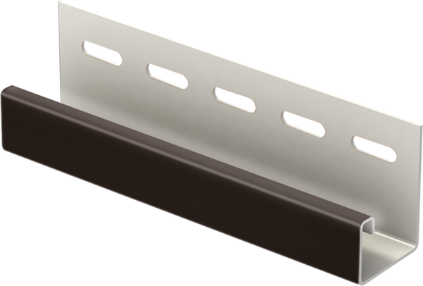 J-планка к Софиту PRO Тёмно коричневый купить в Одинцово