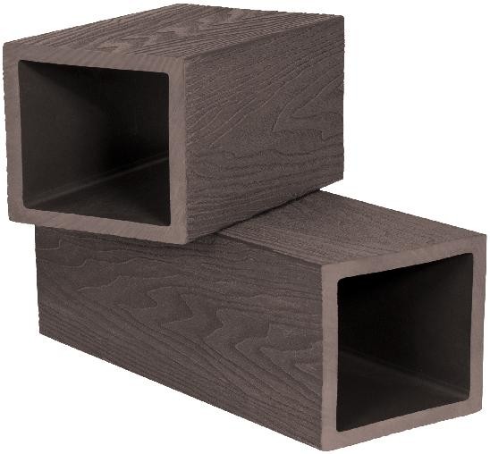 Столб опорный Polivan SINGARAJA 3D фактура дерева, темно-коричневый купить в Одинцово