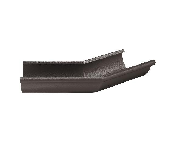 Водосток Aquasistem, Система 125x90 - Угол желоба, наружный 135° RR 32 Тёмно-коричневый matt купить в Одинцово