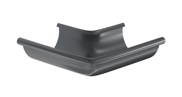 Водосток Aquasistem, система 150x100 - Угол желоба, наружный 90° RR 23 Маренго купить в Одинцово