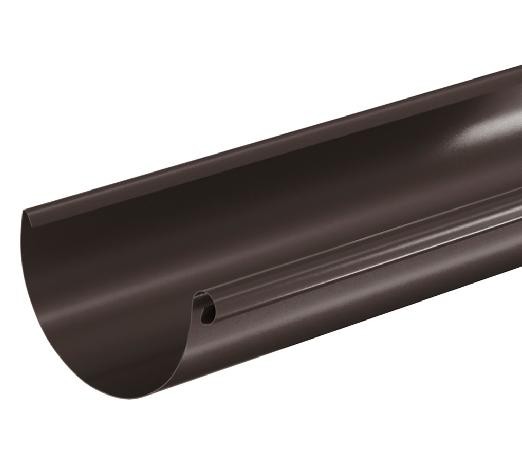 Водосток Aquasistem, система 150/100 - Водосточный желоб 3.00м RR 32 Тёмно Коричневый купить в Одинцово