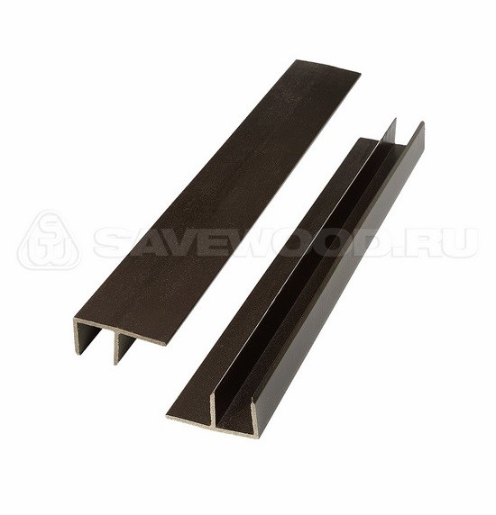 F-профиль ДПК Savewood – Тёмно-коричневый купить в Одинцово