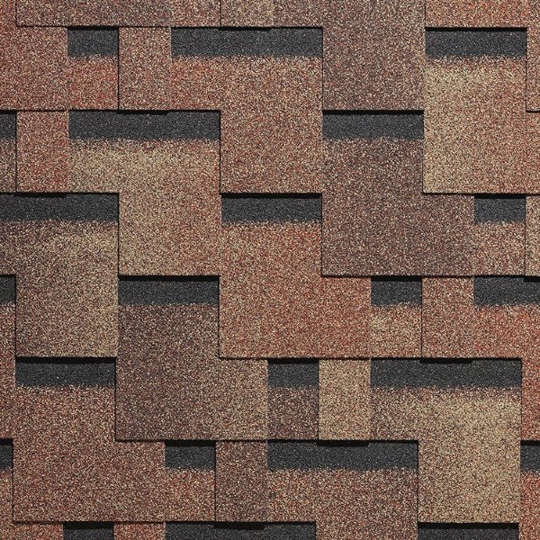 Гибкая черепица Docke, коллекция Генуя – Амаретто купить в Одинцово