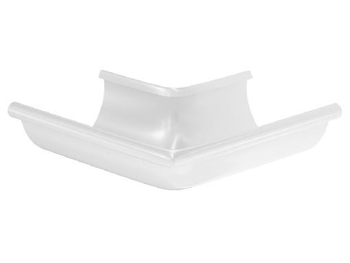 Водосток Aquasistem, система 150/100 - Угол желоба, наружный 90° RAL 9003 Белый купить в Одинцово