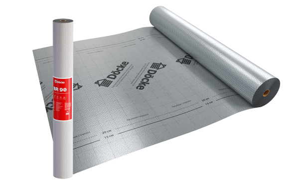 Пароизоляционная пленка c теплоотражающим слоем Docke, BR 90 купить в Одинцово
