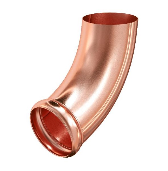 Водосток Aquasistem, система 150/100 - Отвод трубы декоративный медный купить в Одинцово