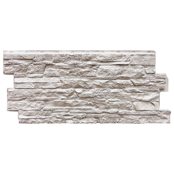 Фасадная панель FineBer, Скала, Мелованный белый купить в Одинцово