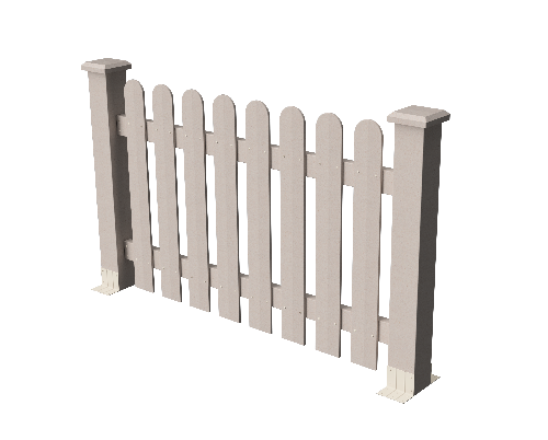 Ограждения декоративное ДПК GRINDERDECO Сежурне выбеленный дуб купить в Одинцово